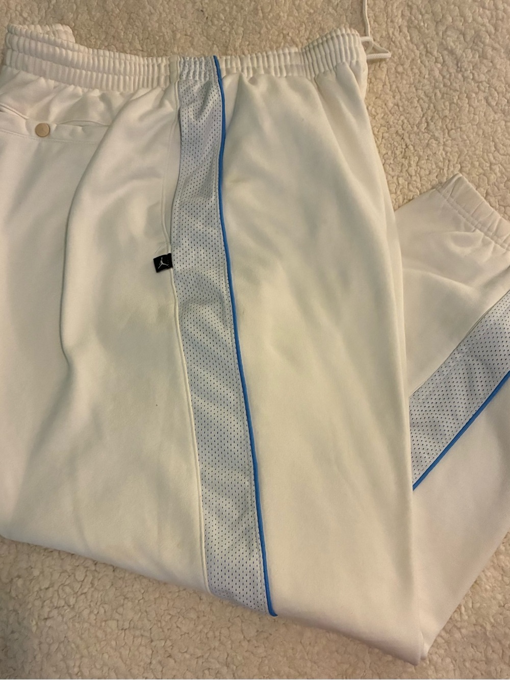 Vintage Jordan 20th Anniversary Melo White Sweatpants